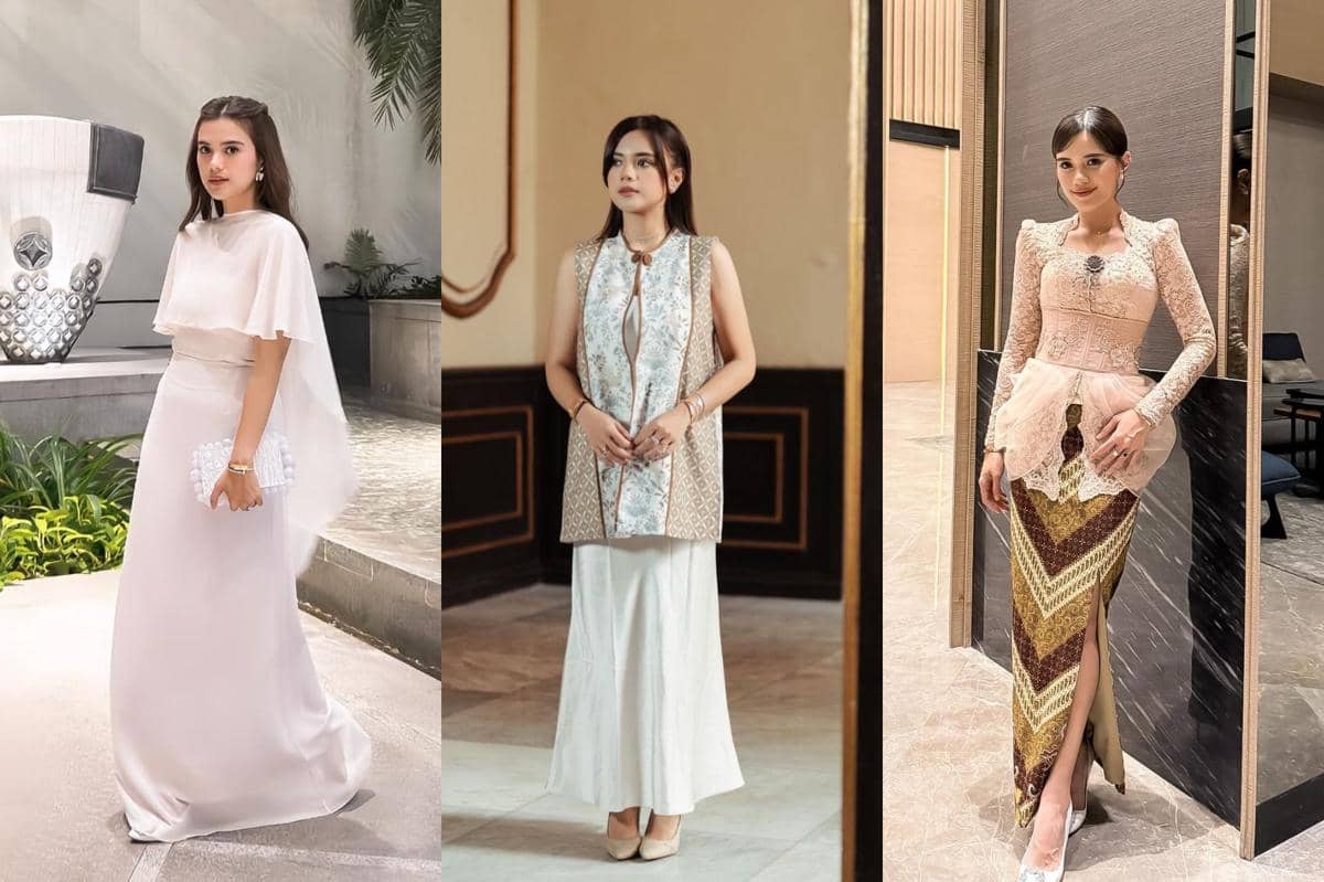 7 Gaya Kondangan ala Audi Marissa, dari Dress hingga Kebaya