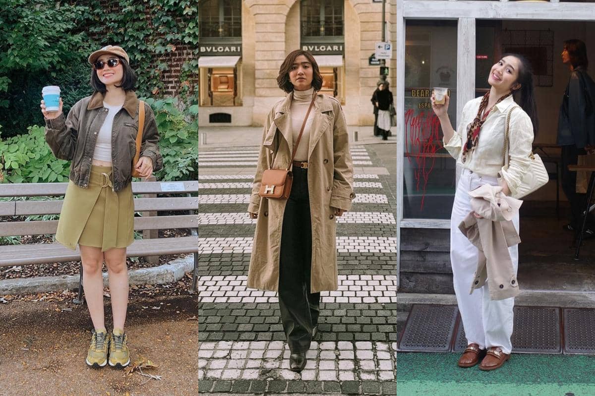 7 Referensi OOTD Earth Tone ala Febby Rastanty, Kalem dan Stylish