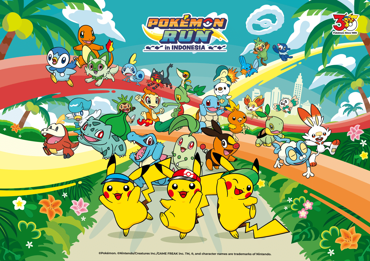Tiket Pokémon RUN 30 Indonesia Fase 2 Resmi Dibuka