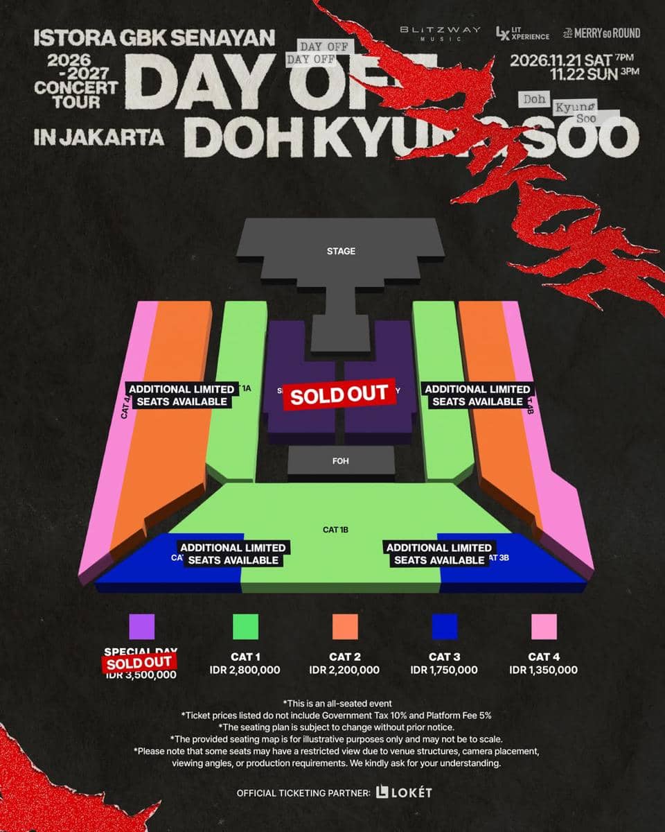 poster konser D.O EXO - DAY OFF di Jakarta (instagram.com/litxperience.id)