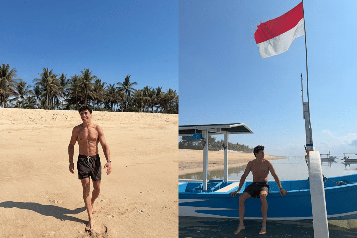 Marc Márquez Liburan di Bali usai MotoGP Mandalika, Tetap Gaspol Olahraga