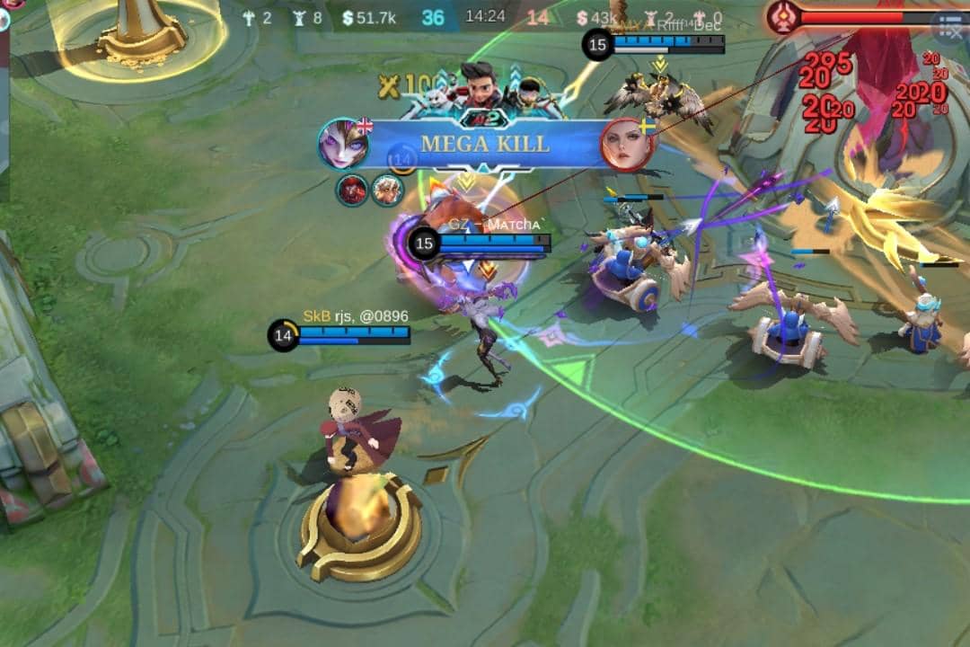 Obsidia meraih mega kill MLBB