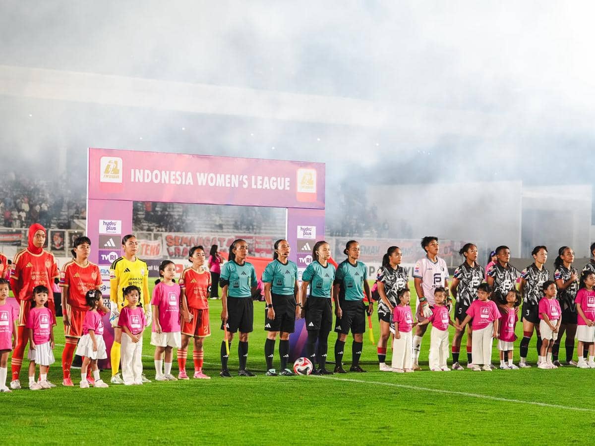 Suasana pembukaan IWL 2026 sebagai ajang pencarian talenta baru untuk memperkuat Timnas Putri Indonesia.