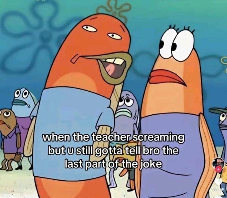 meme SpongeBob tentang lelucon