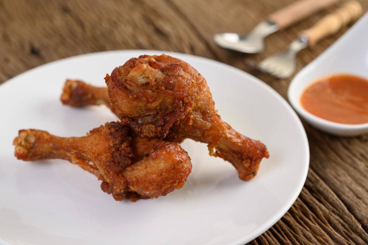 ilustrasi ayam goreng ungkep kecombrang