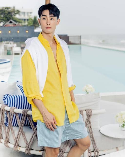 Outfit ke Pantai ala Force Jiratchapong