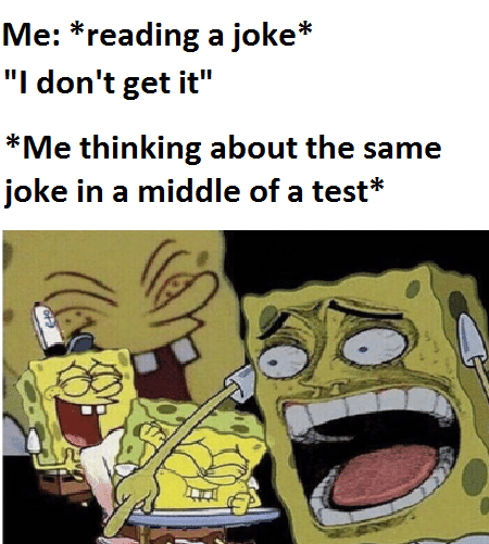 meme SpongeBob tentang lelucon