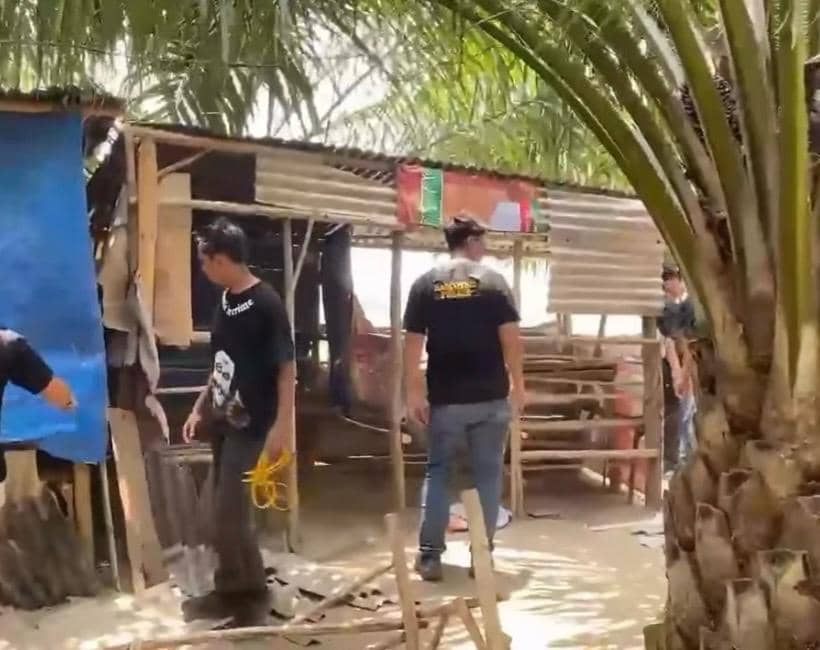 2 Gubuk Sarang Narkoba Lampung Tengah Digerebek, Sita Sabu Siap Pakai