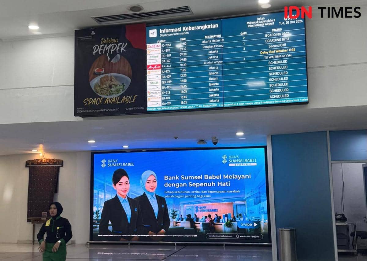 Kabut Asap Selimuti Palembang, Penumpang Pesawat Ubah Jadwal Penerbangan