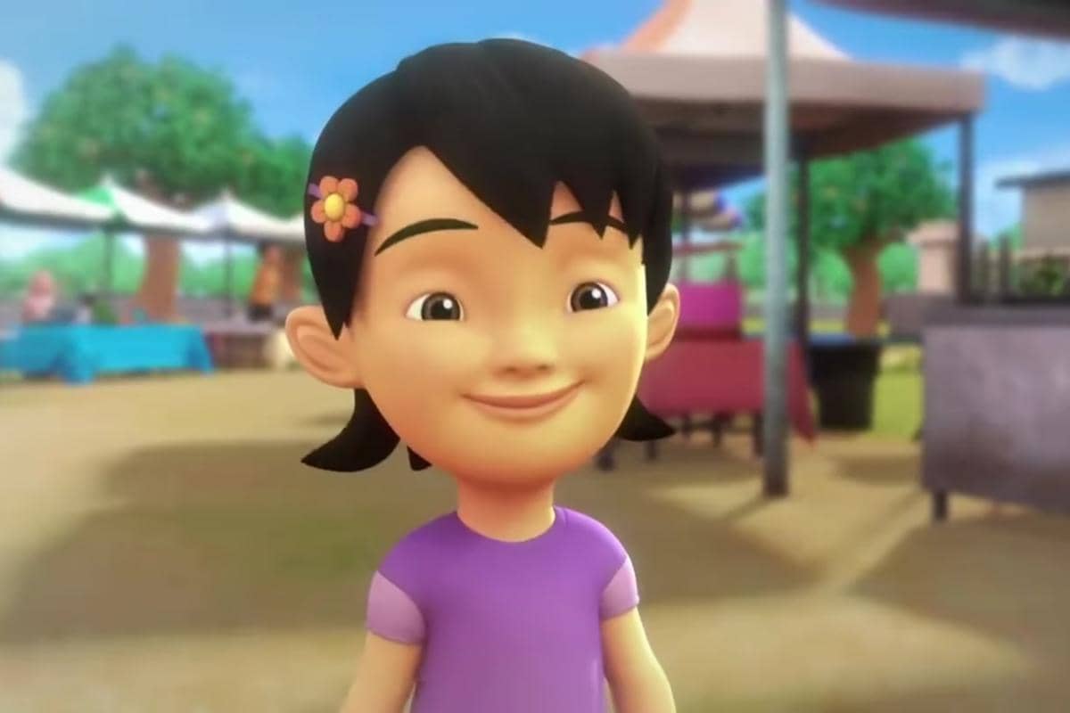 Susanti, karakter Upin & Ipin yang punya akun Instagram di dunia nyata