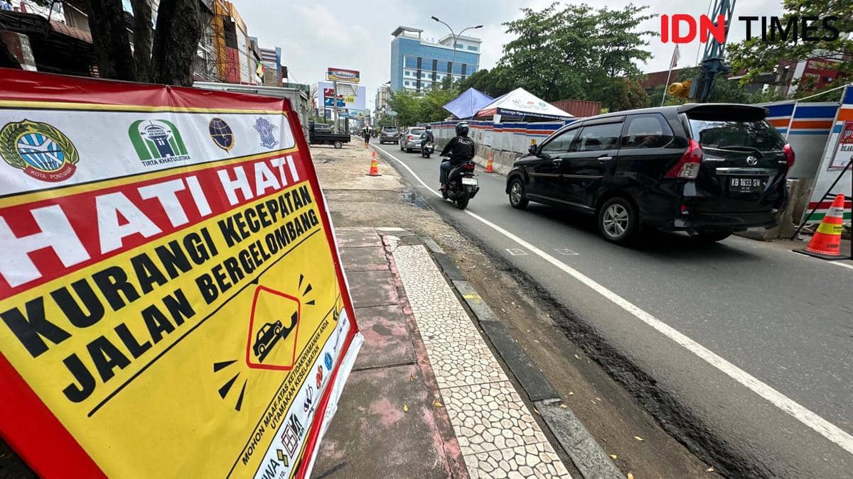 Warga Khawatir Jalan Tanjungpura Ambles, Wali Kota Pontianak Beri Penjelasan