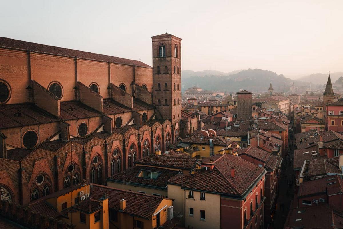 Kota Bologna, Italia.