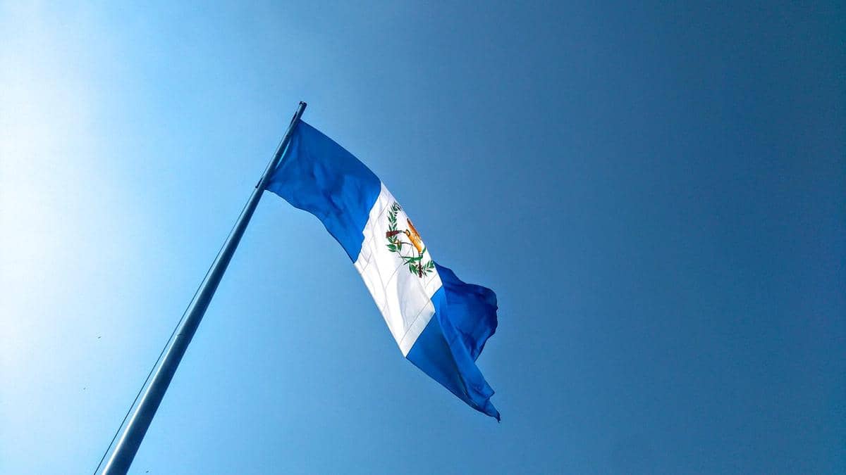 ilustrasi bendera Guatemala
