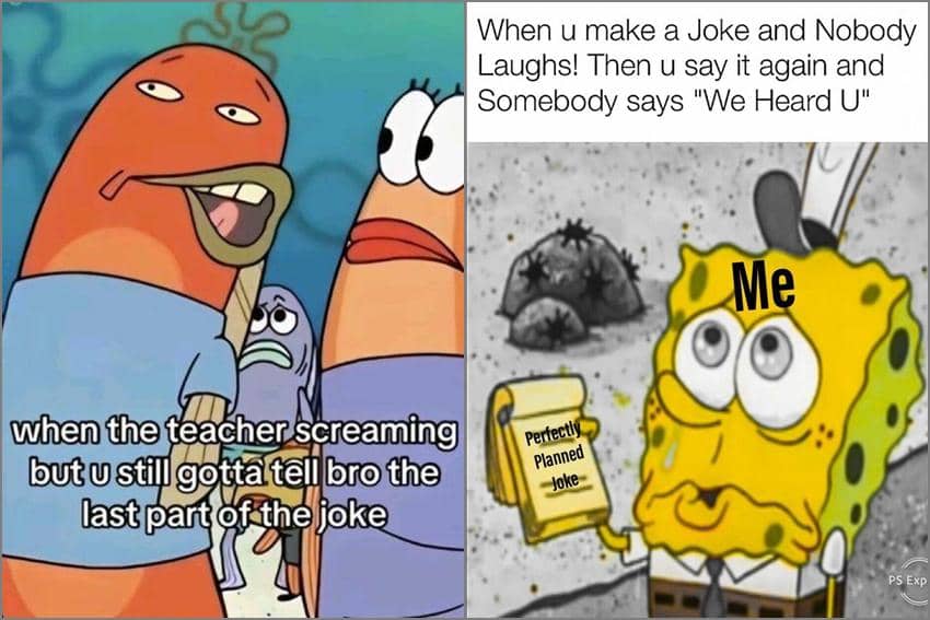 8 Meme SpongeBob tentang Lelucon, kok Gak Ada yang Ketawa?