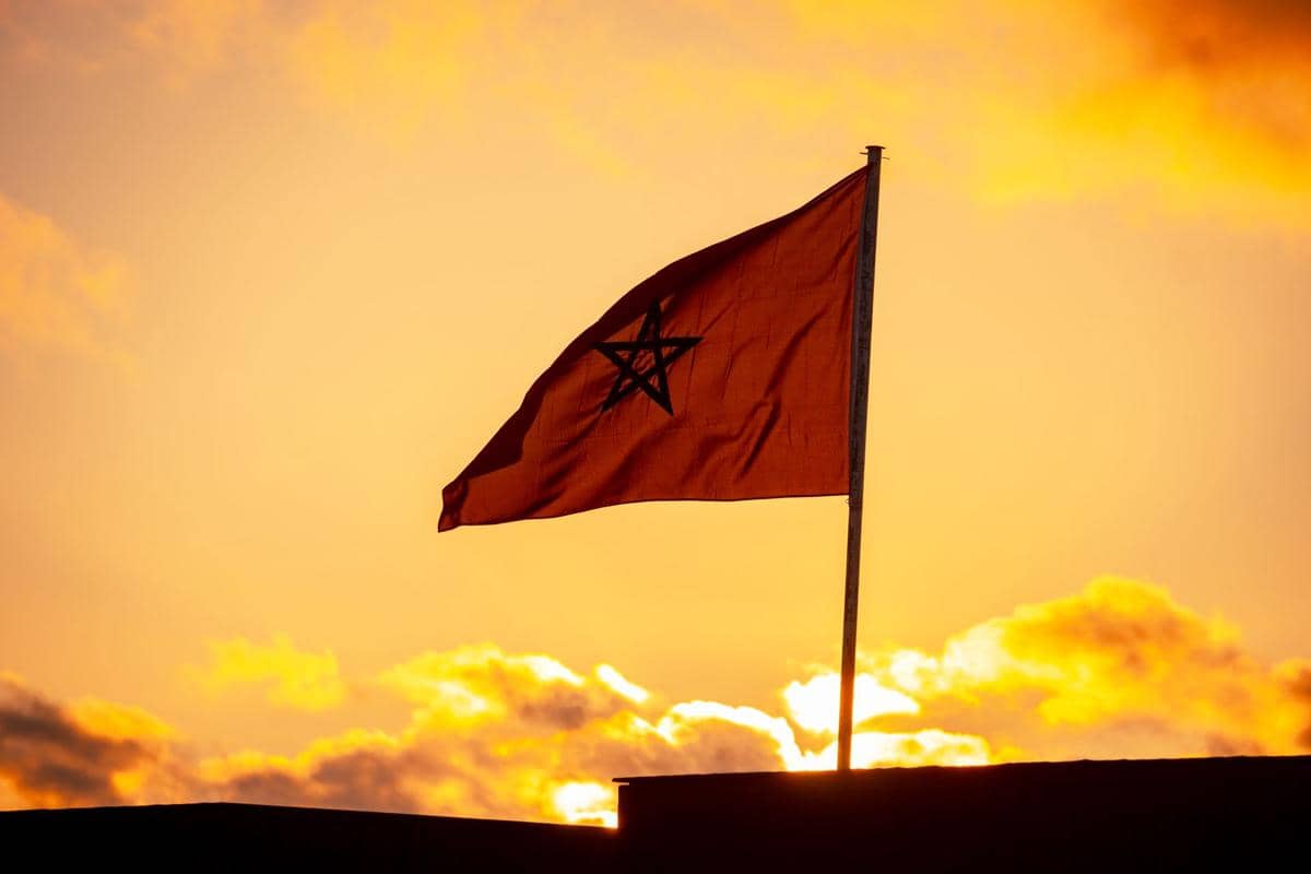 bendera Maroko