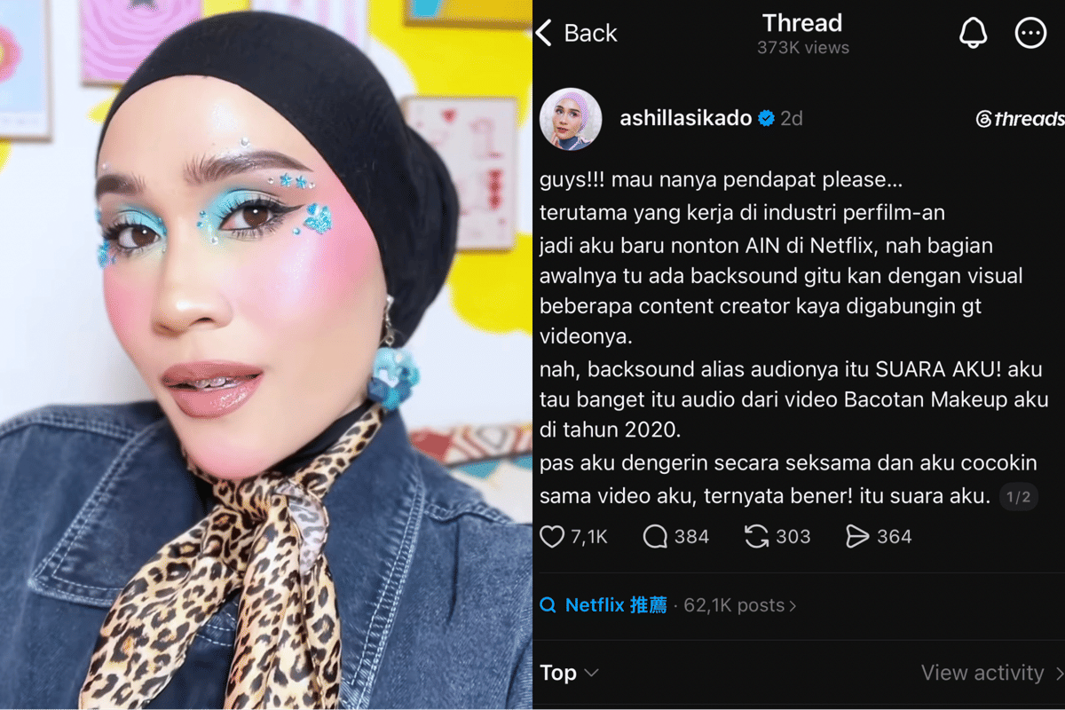 Suara Ashilla Sikado Dipakai Tanpa Izin, Studio Film Ain Buka Suara