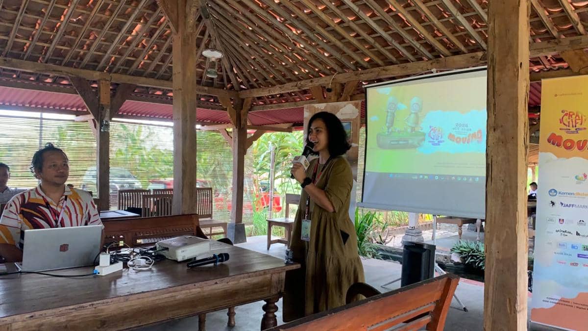 Suasana konferensi pers Craft Animfest 2026 yang mengusung seni rupa dan teknik pengerjaan tangan di Sleman.