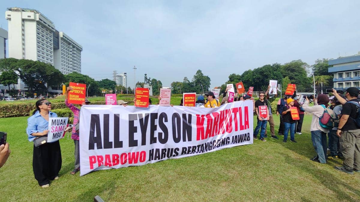 Demo Karhutla, Aliansi Ibu Indonesia: Prabowo Harus Tanggung Jawab