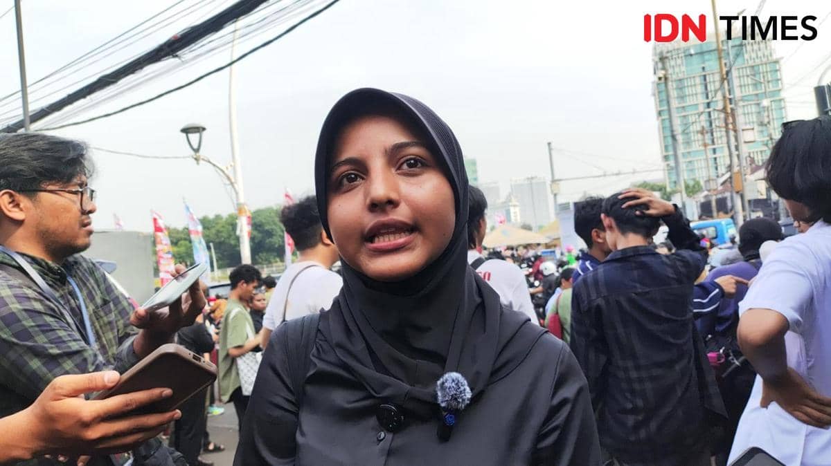 BEM UI Demo di Tugu Tani Pakai Pola Baru, Tak Lagi Pakai Almamater