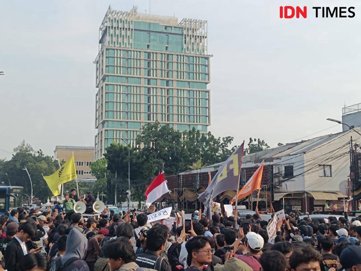 Demo Dua Tahun Prabowo-Gibran, Mahasiswa Mulai Ramaikan Tugu Tani