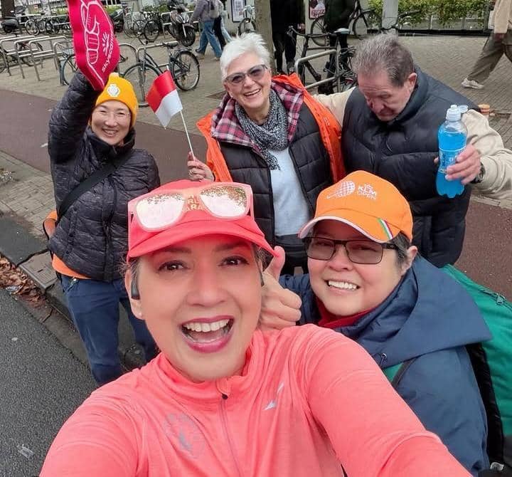 Ira Wibowo ikut TCS Amsterdam Marathon 2026