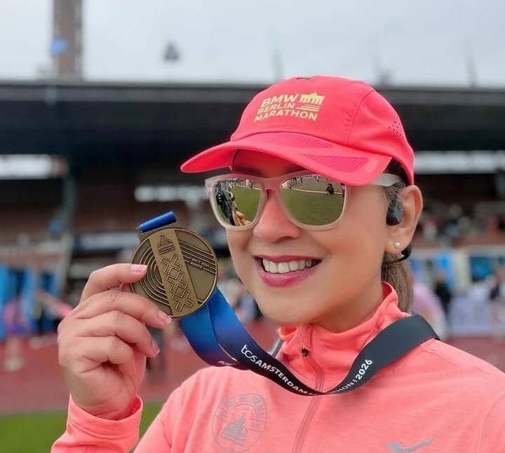 Ira Wibowo ikut TCS Amsterdam Marathon 2026