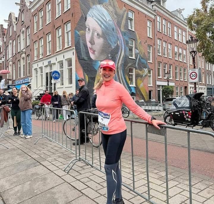 Ira Wibowo ikut TCS Amsterdam Marathon 2026
