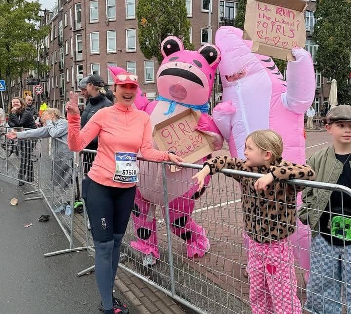 Ira Wibowo ikut TCS Amsterdam Marathon 2026