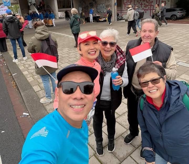 Ira Wibowo ikut TCS Amsterdam Marathon 2026