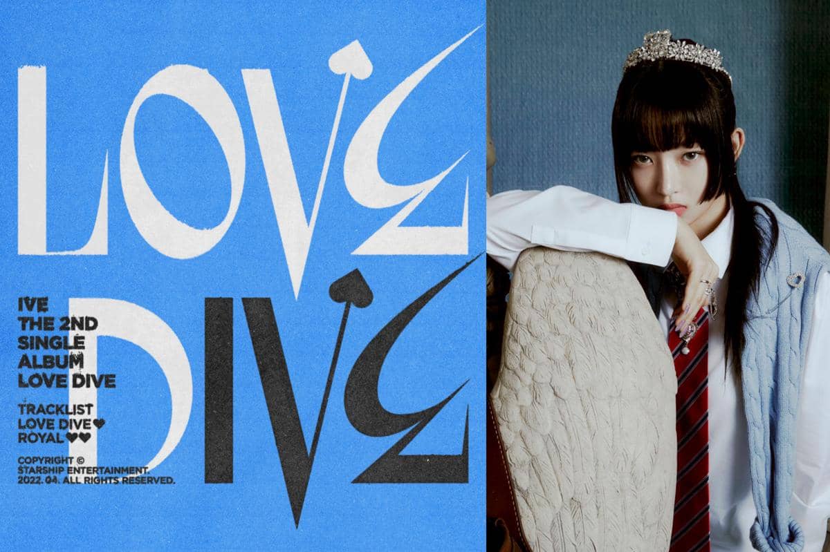 potret Rei dalam konsep foto single album kedua IVE, 'LOVE DIVE'