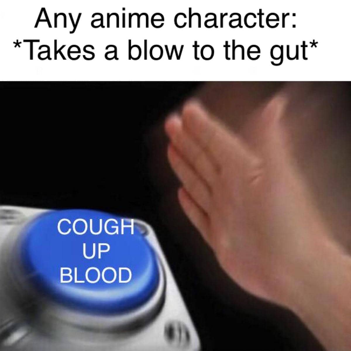 meme anime tentang tubuh berdarah