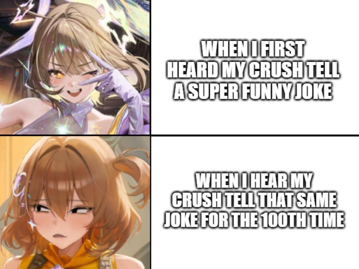 meme anime tentang lelucon