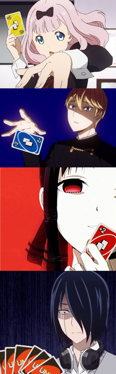 meme anime tentang kartu UNO