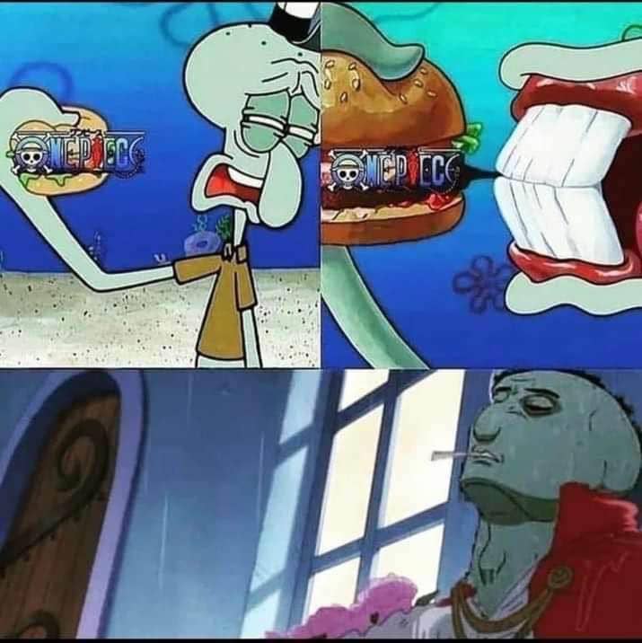 meme SpongeBob tentang wibu