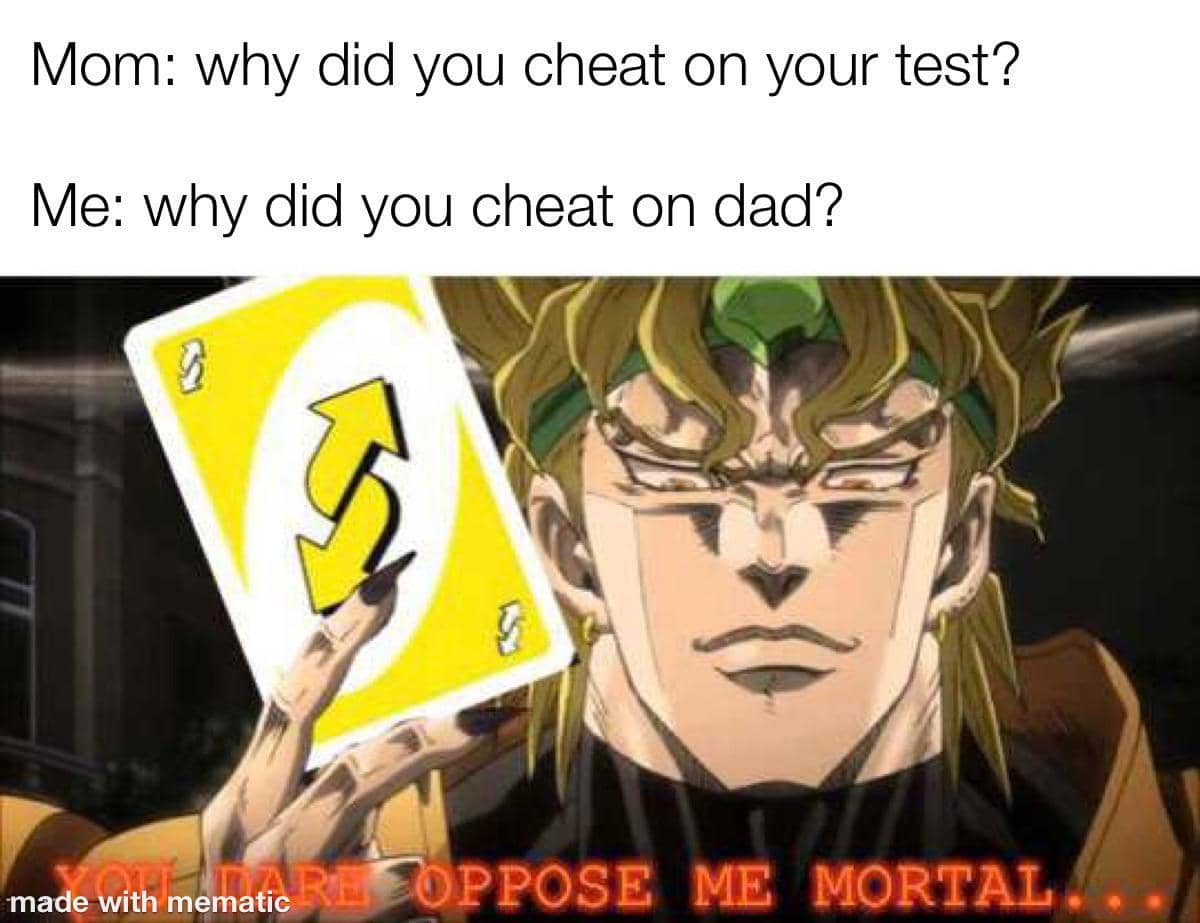 meme anime tentang kartu UNO