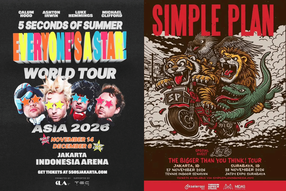 Daftar konser musik di Jakarta November 2026 (instagram.com/chakraliveasia/akselerasi.ent)