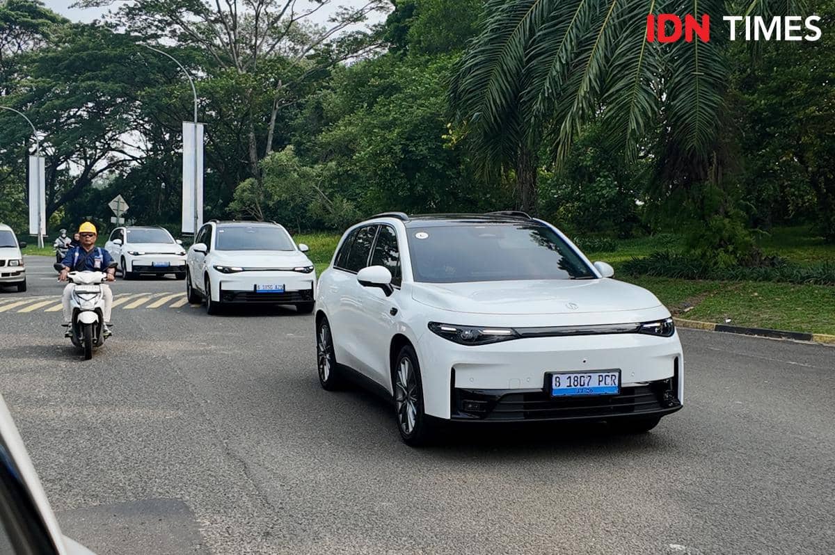 Tampilan Leapmotor C10 dalam dokumentasi spesifikasi kendaraan yang dipublikasikan oleh IDN Times.