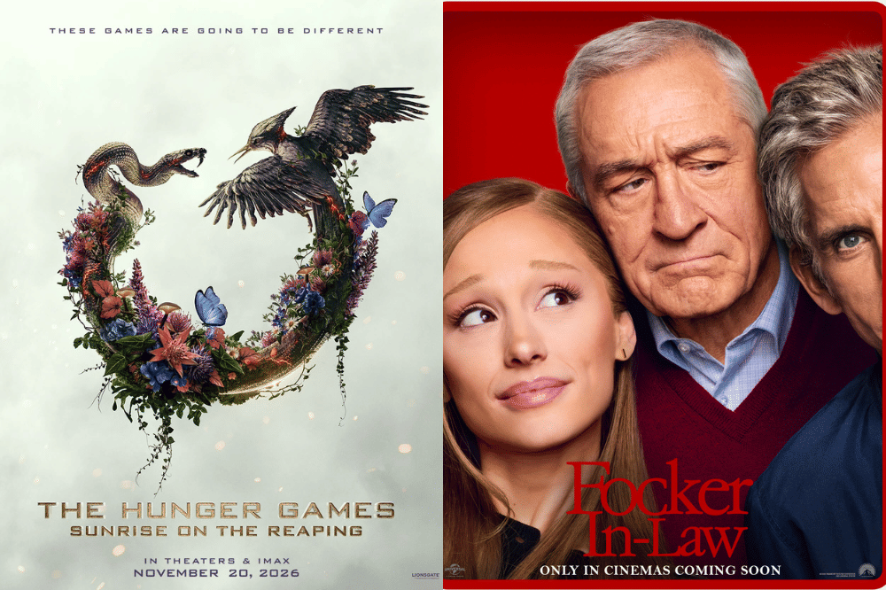 Film Hollywood tayang November 2026 (dok. Lionsgate/The Hunger Games: Sunrise on the Reaping | dok. Paramount Pictures/Focker In-Law)