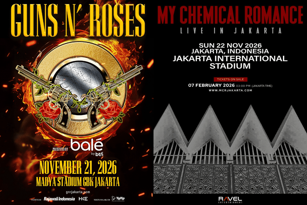 Daftar Event Musik di Jakarta November 2026, Ada Konser Guns N' Roses