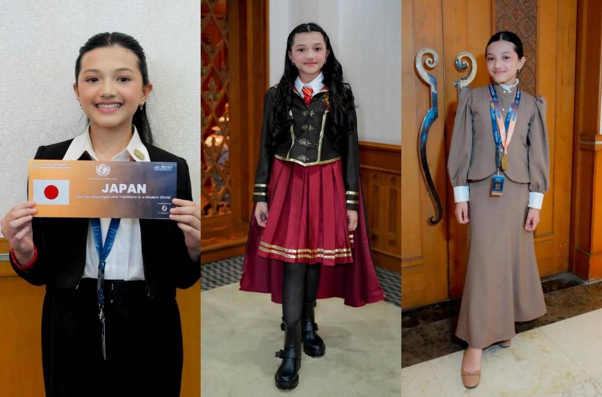 7 Gaya Arsy Hermansyah di GM MUN 2026, Formal, Vintage, dan Magical!