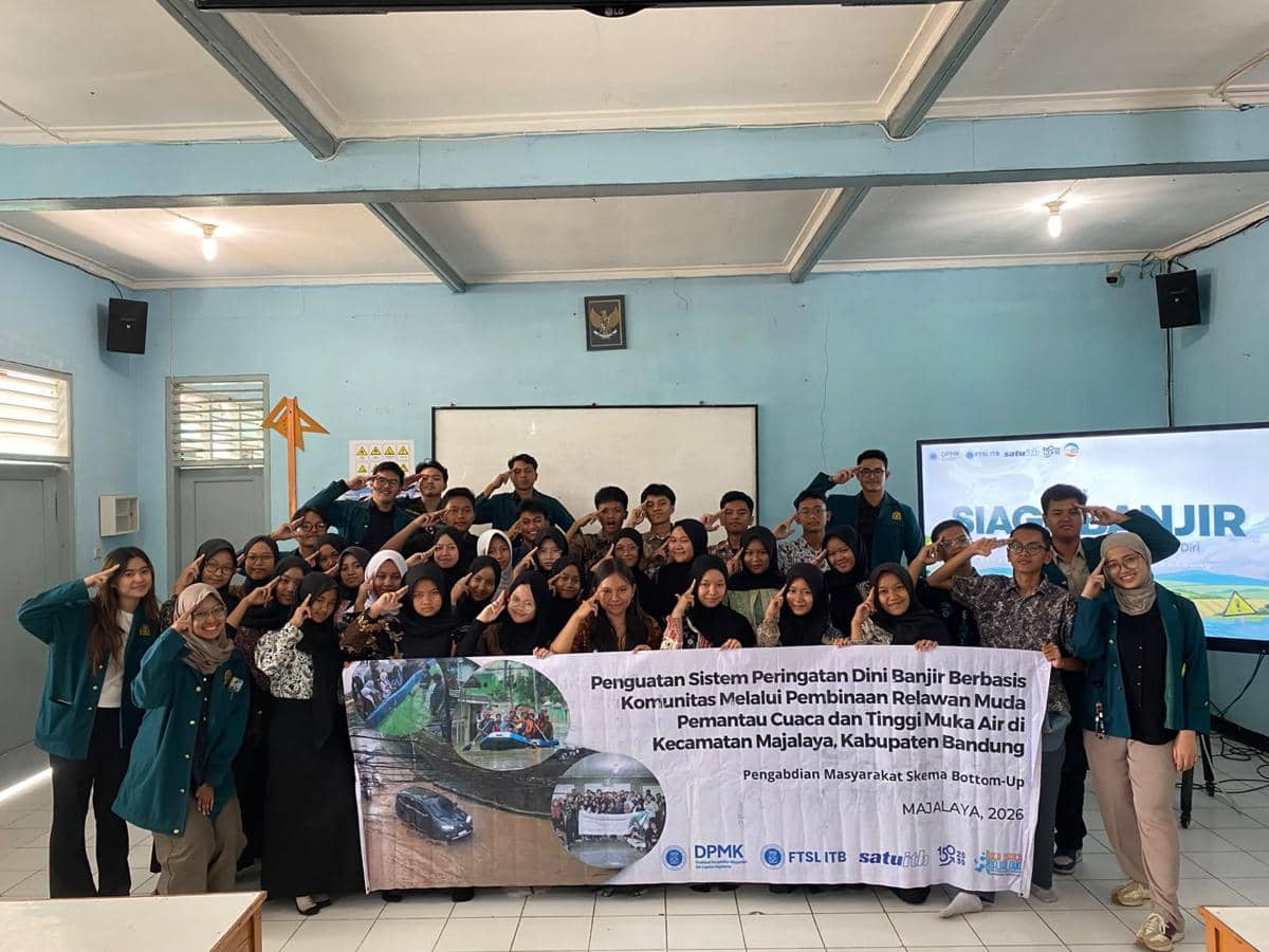 Mahasiswa ITB Bekali Pelajar Pengetahuan Mitigasi Banjir Citarum