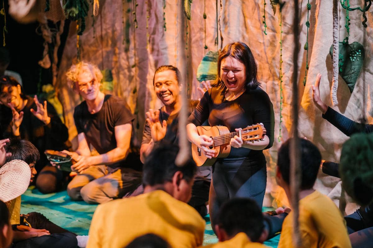 Grand rehearsal Hutan - ©Rangga Yudhistira_ Pesta Boneka. (Dok. Istimewa)
