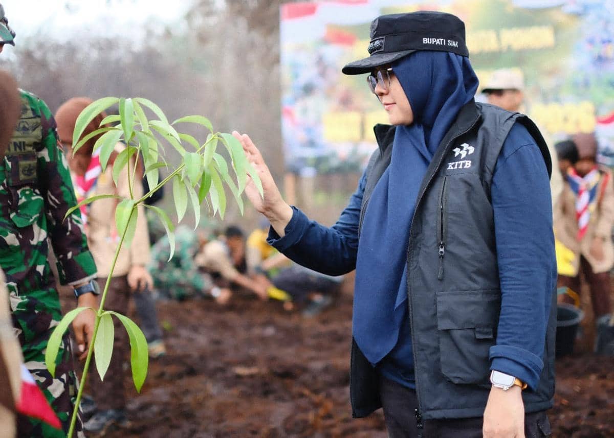 Video Tanam Pohon di Lahan Karhutla Sempat Dihapus, Ini Kata Bupati Siak