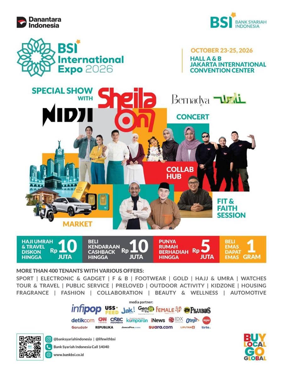 BSI International Expo Hadirkan Promo Gadget-Umrah, Catat Tanggalnya!