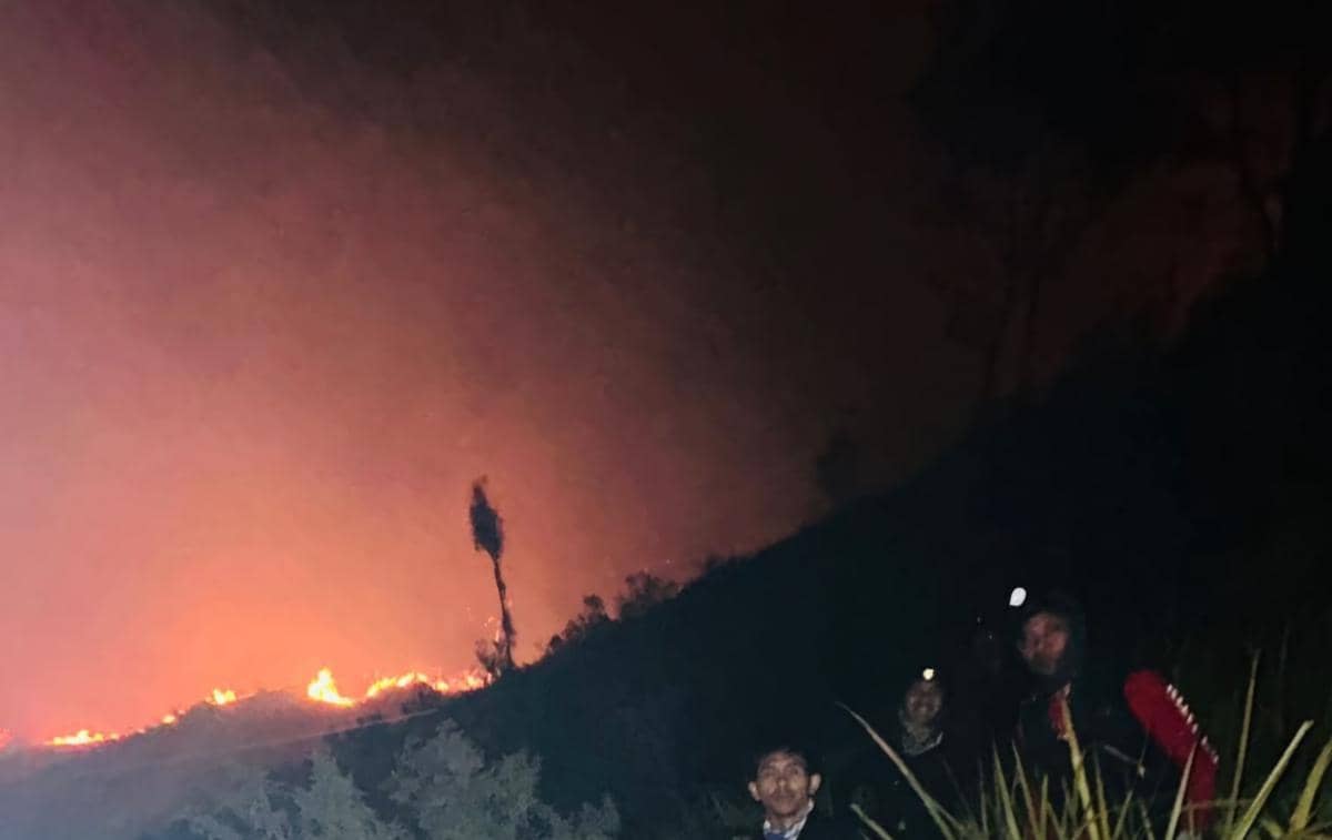 Lebih 100 Titik Api Karhutla Gunung Arjuno, 57 di Antaranya di Malang