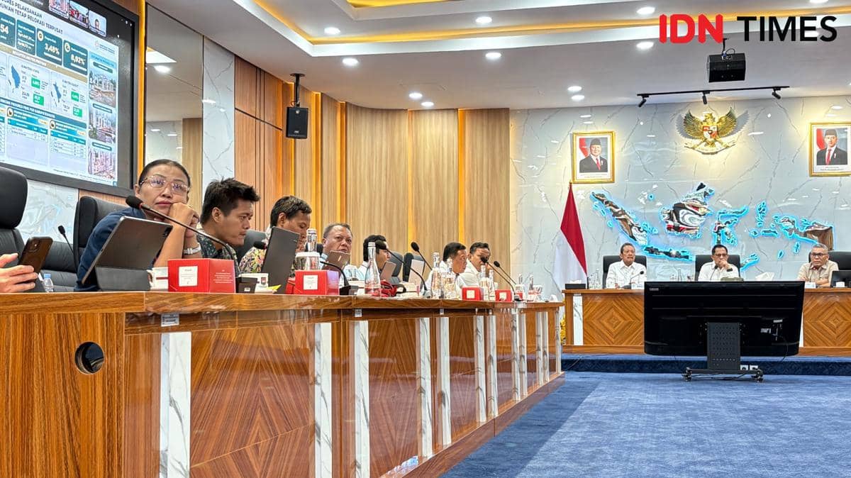 Satgas PRR Bahas Pemulihan Perikanan Sumatra, Butuh Rp371,8 Miliar, Rabu (21/10/2026) (IDN Times/Cantika Lutfiah)
