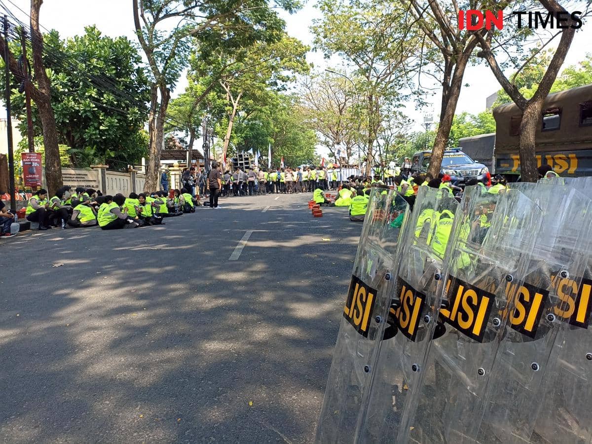 Jelang Vonis Sudewo, Ribuan Personel Brimob Jaga Ketat Tipikor Semarang