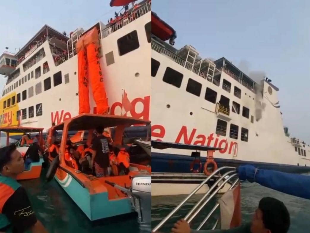 Cerita Penumpang KMP Batu Mandi, Asap Hitam dan Penumpang Berdesakan