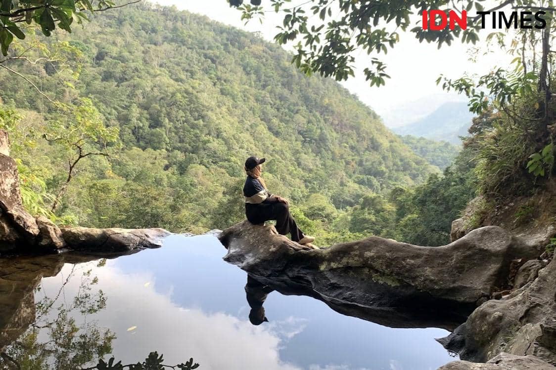 Potret Air Terjun Cunca Plias di Desa Wisata Wae Lolos, Manggarai, Nusa Tenggara Timur 