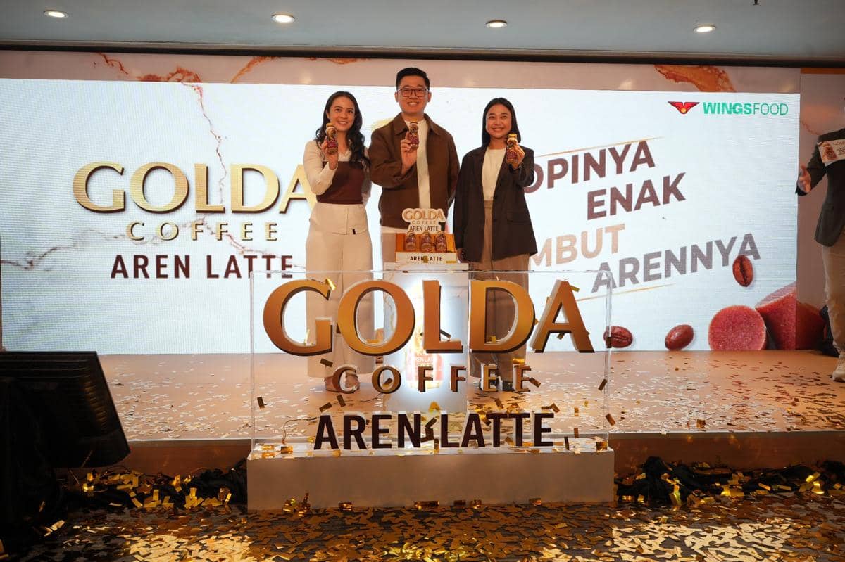 Varian Baru! GOLDA Coffee Aren Latte Tersedia di Seluruh Indonesia